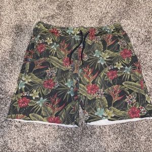 Floral Sweat Shorts